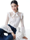 CHEMISIER MARLINE À MANCHES CLOCHES EN DENTELLE-ALICE + OLIVIA