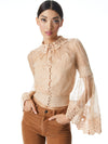TOP LAVORAZIONE ALL'UNCINETTO COLORATO MILLIE BELLSLV-ALICE + OLIVIA