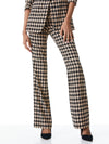 OLIVIA HOUNDSTOOTH BOOTCUT PANT-ALMOND/BLACK-ALICE + OLIVIA