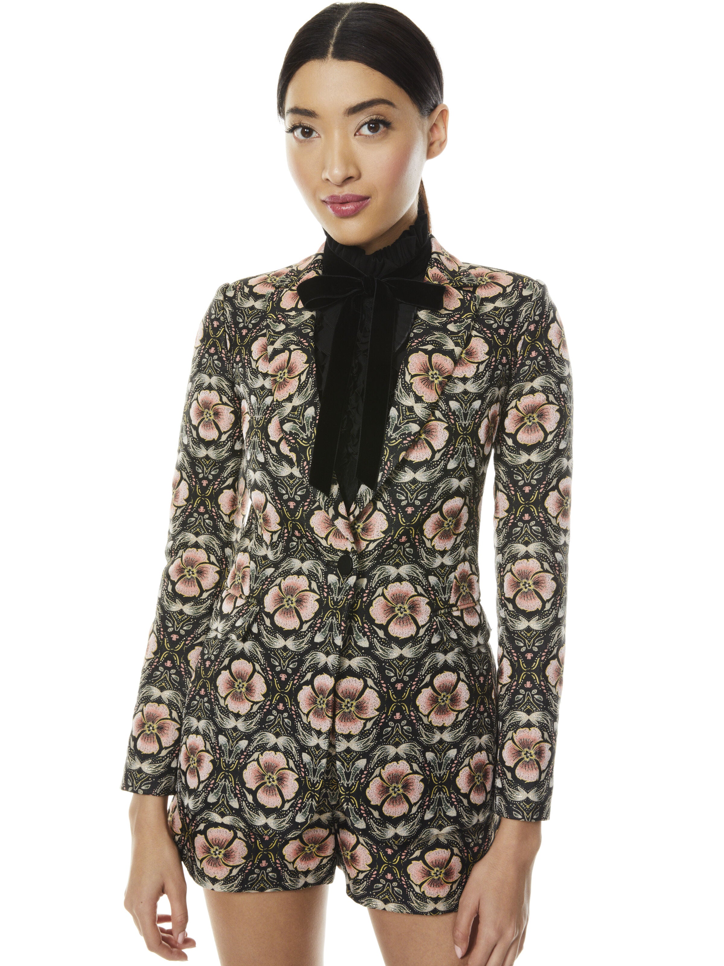 BLAZER MACEY METALLIZZATO CON REVERS A TACCA-ALICE + OLIVIA
