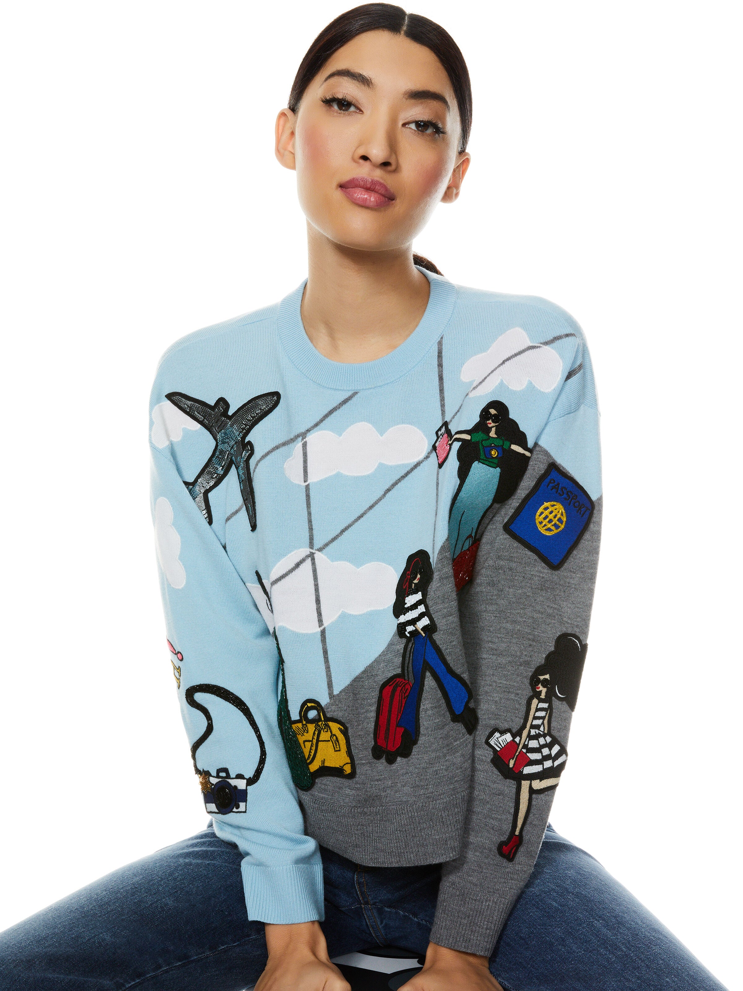 GLEESON EMBELLISHED PULLOVER