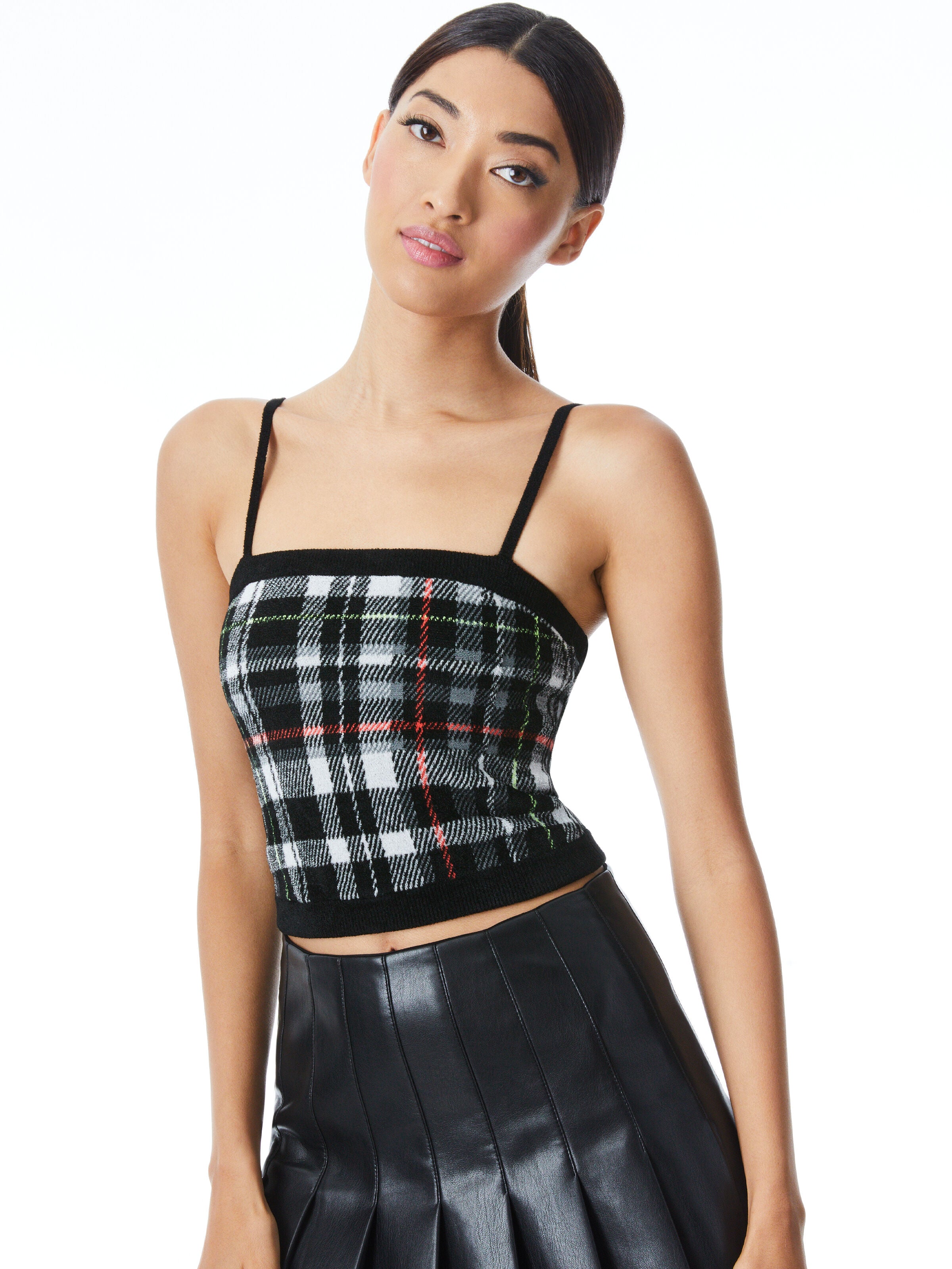ALISON PLAID TANK TOP