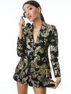 BLAZER MACEY METALLIZZATO CON REVERS A TACCA-ALICE + OLIVIA