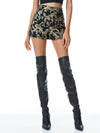 SHORT A VITA ALTA METALLIZZATO HERA-ALICE + OLIVIA