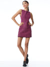 CLYDE MINI DRESS-BLACK/WILD PINK-ALICE + OLIVIA