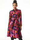 MANTEAU BAIN FLORAL COUPE HAUTE-BASSE-ALICE + OLIVIA