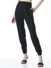PETER ASYMMETRICAL SIDE TAB PANT-Black-ALICE + OLIVIA