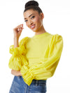 KIRIE COMBO SLV PULLOVER-ALICE + OLIVIA