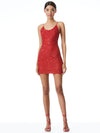 NELLE EMBELLISHED MINI DRESS-BRIGHT POPPY-ALICE + OLIVIA