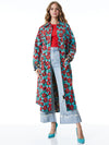 ZAZIE REVERSIBLE BARN MAXI COAT-BEACH BLISS AQUA/COMBO-ALICE + OLIVIA
