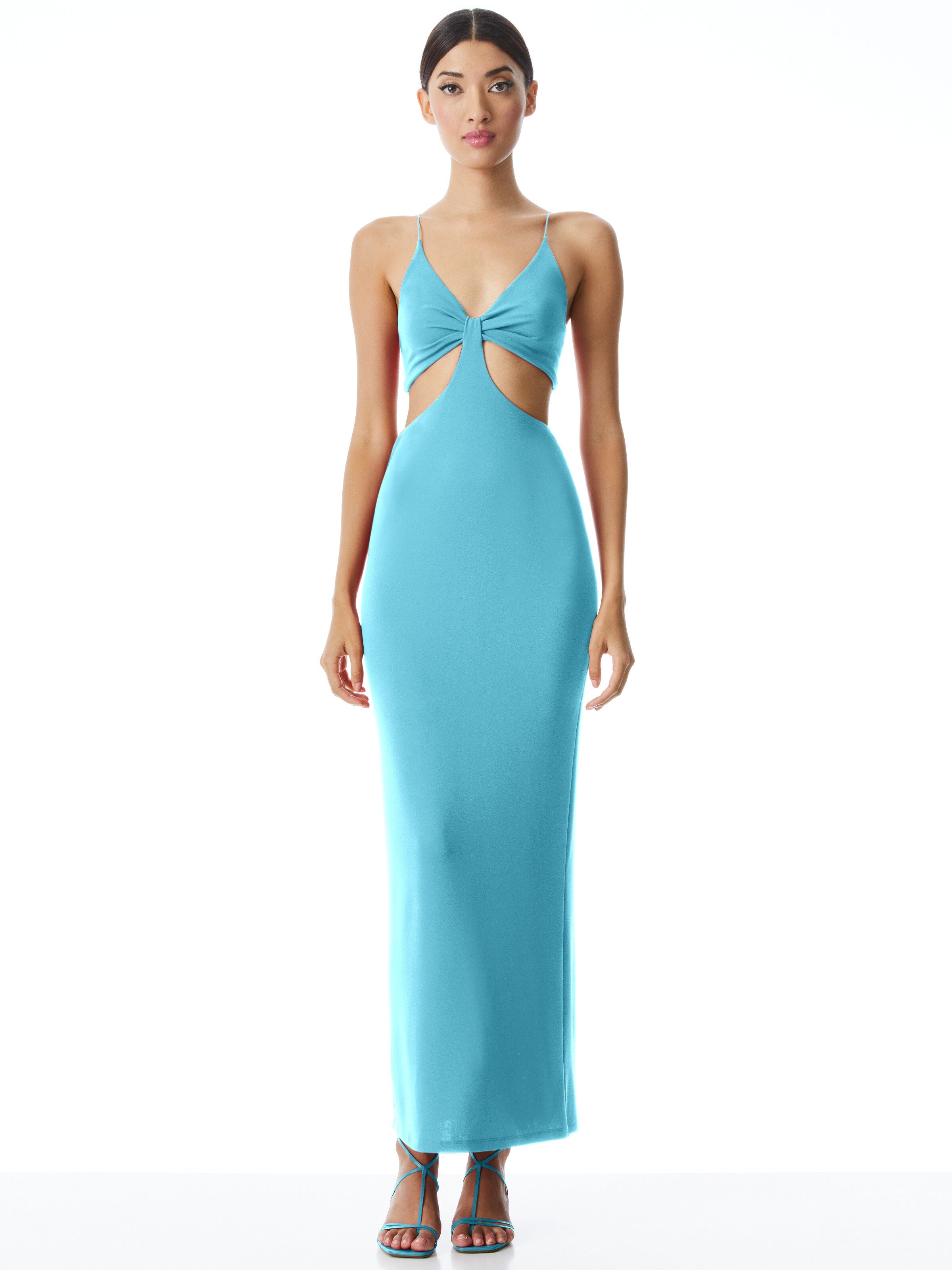 ROBE LONGUE DÉCOUPE HAVANA-ALICE + OLIVIA