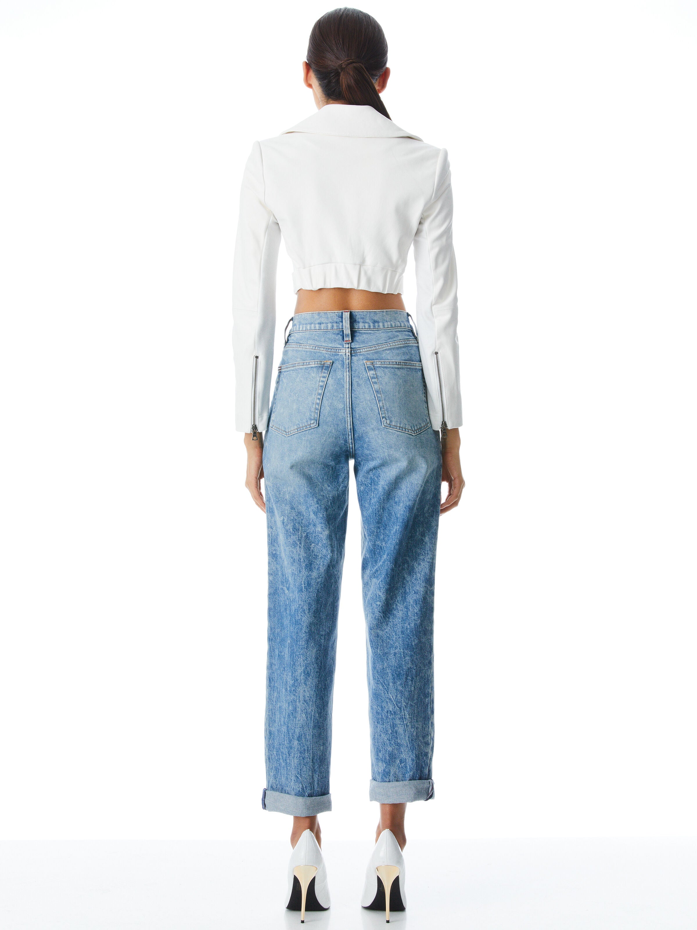 YARDLEY VEGAN JACKET-OFF WHITE-ALICE + OLIVIA
