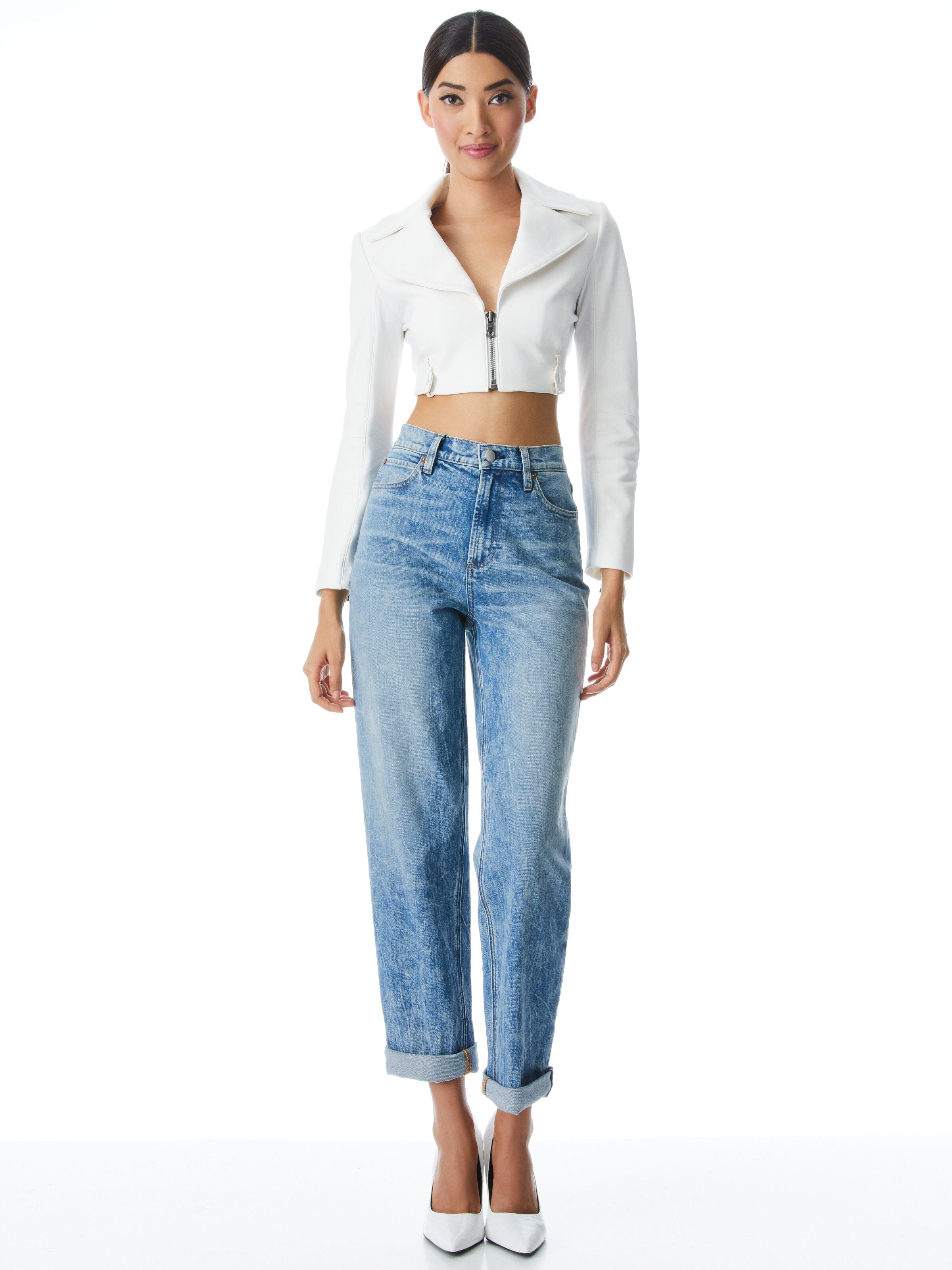YARDLEY VEGAN JACKET-OFF WHITE-ALICE + OLIVIA