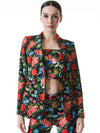 BLAZER À COL CHÂLE AVEC MANCHETTES MACEY-ALICE + OLIVIA