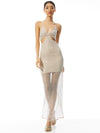 HAVANA EMBELLISHED CUT OUT DRESS-BLACK IRIDESCENT CRYSTAL-ALICE + OLIVIA
