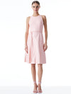 LEANDRA VEGAN LEATHER BELTED MIDI DRESS-ENGLISH ROSE-ALICE + OLIVIA