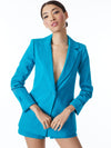BLAZER PAILLEY ADERENTE CON COLLO A REVERS-ALICE + OLIVIA