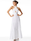 LYNDON CROSS FRONT MAXI DRESS-WHITE-ALICE + OLIVIA