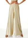JANELLA SMOCKED WAIST WIDE LEG PANT-GOLD METALLIC-ALICE + OLIVIA