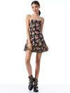 Vestito con bretelle sottili e corpetto arricciato Glinda-ALICE + OLIVIA