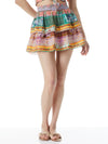 JOJO JUPE COURTE VOLANTS ET TAILLE SMOCKÉE-ALICE + OLIVIA