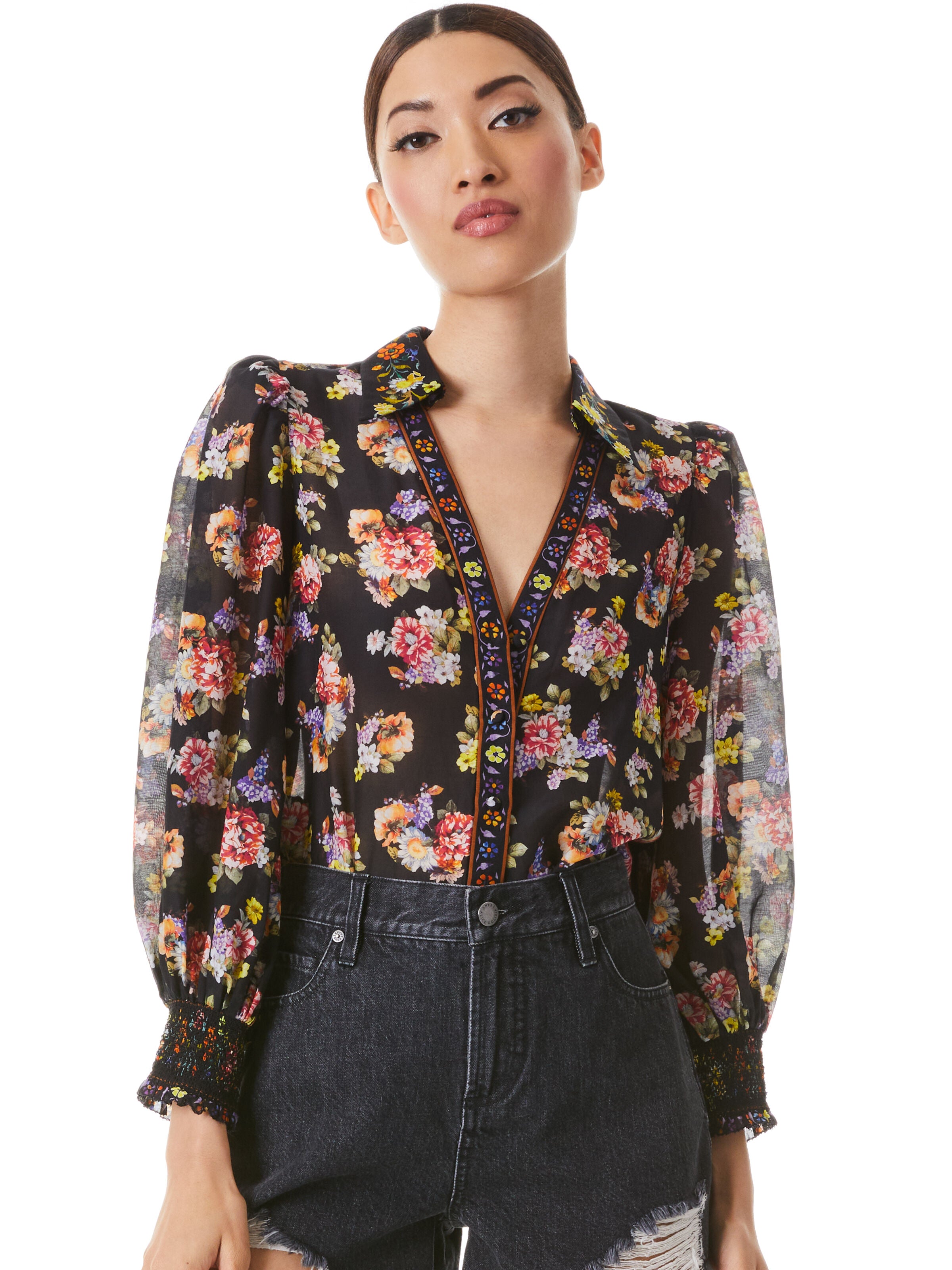 CAMICIA ABBOTTONATA COSIMA-ALICE + OLIVIA