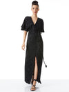 ROBE LONGUE CAFTAN DAVIDA AVEC CEINTURE-ALICE + OLIVIA