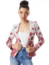 MYA BLAZER-OFF WHITE/MULTI-ALICE + OLIVIA