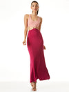 ROBE LONGUE ARIZONA À DÉCOUPE ET ANNEAU MÉTALLIQUE-ALICE + OLIVIA