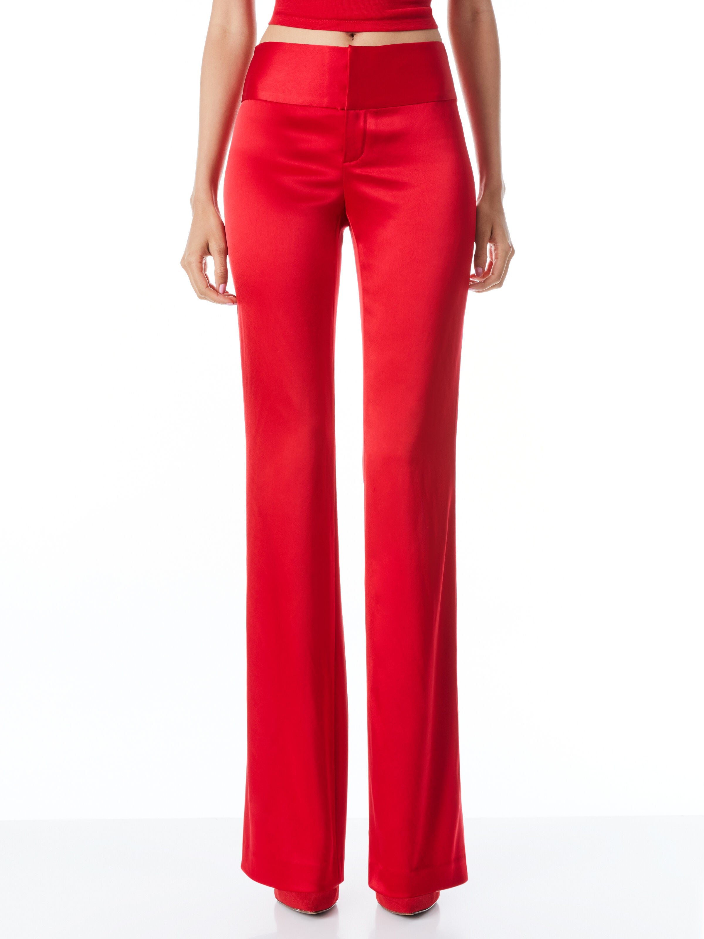 OLIVIA BOOTCUT PANT-PERFECT RUBY-ALICE + OLIVIA
