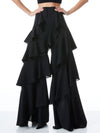 PANTALONI A GAMBA LARGA E BALZE LOTUS-ALICE + OLIVIA