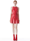 ROBE COURTE EN CUIR VÉGÉTALIEN LEANDRA-ALICE + OLIVIA