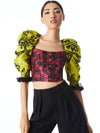 BUSTIER FANTASIA CON MANICHE A PIEGHE-ALICE + OLIVIA