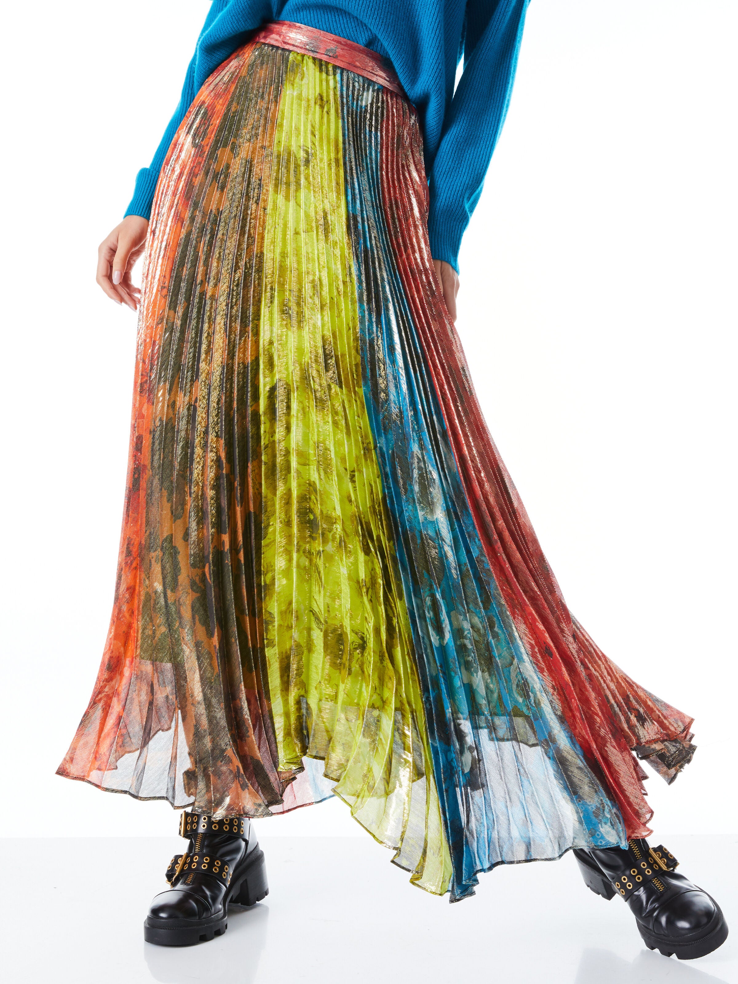 KATZ PLEATED MAXI SKIRT