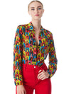 CHEMISIER EN SOIE WILLA-ALICE + OLIVIA