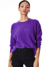 CAPRICE CREWNECK DROP SHOULDER PULLOVER-TURKISH BLUE-ALICE + OLIVIA