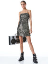 CHICAGO SEQUIN FRINGE MINI DRESS-GUNMETAL-ALICE + OLIVIA