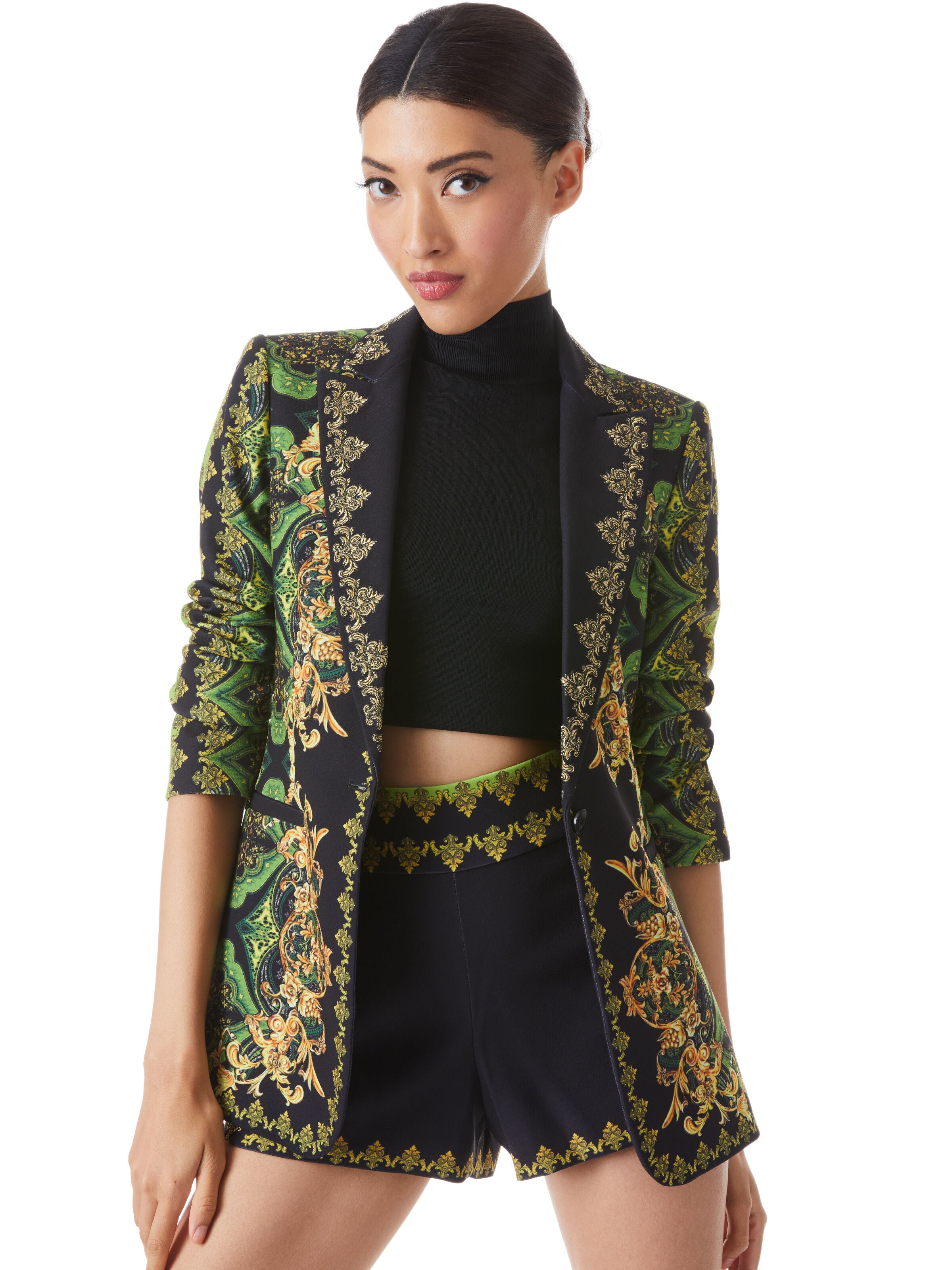 BREANN EMBROIDERED BLAZER-RENDEZVOUS-ALICE + OLIVIA
