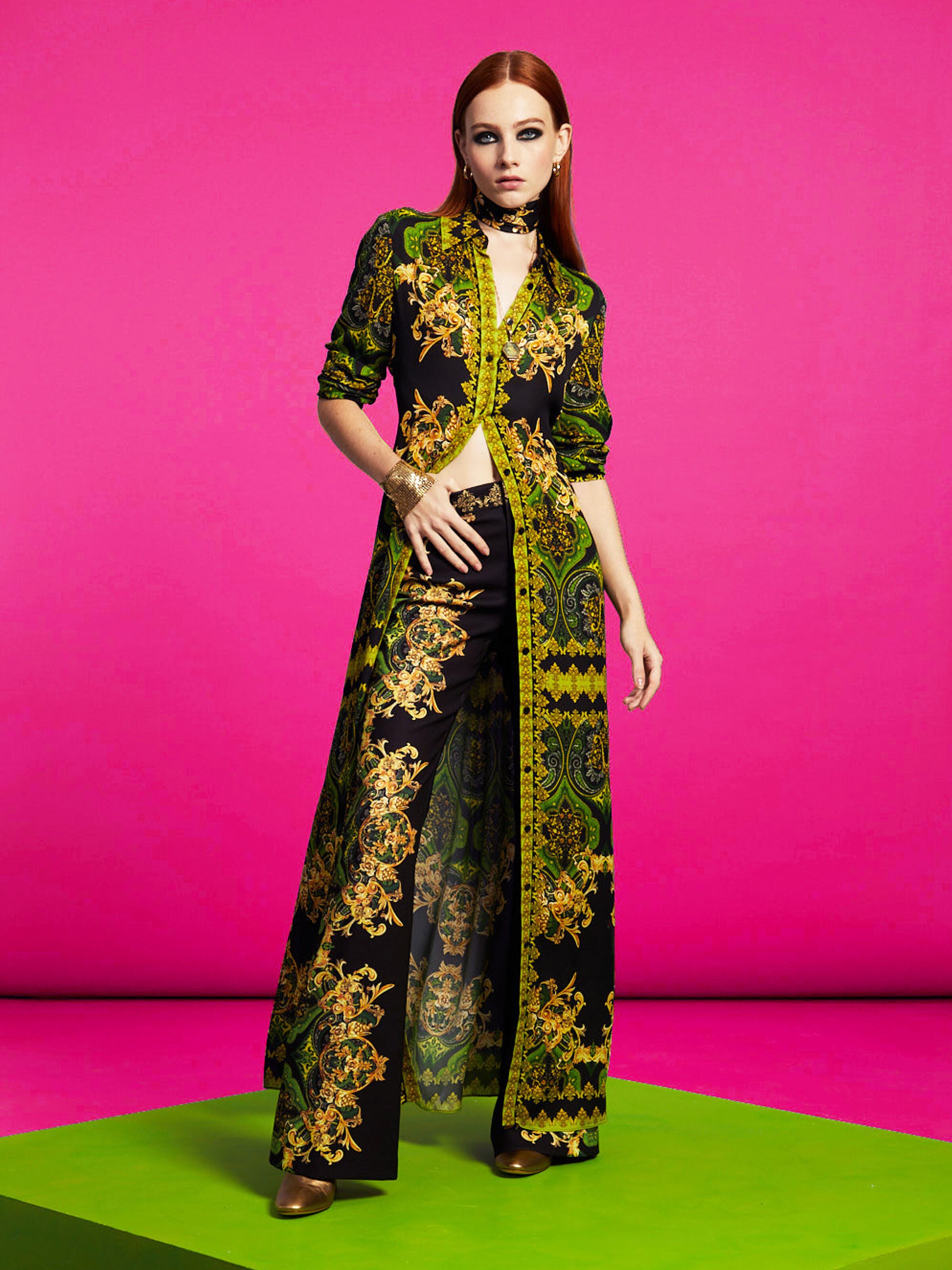CHASSIDY MAXI SHIRT DRESS-RENDEZVOUS-ALICE + OLIVIA