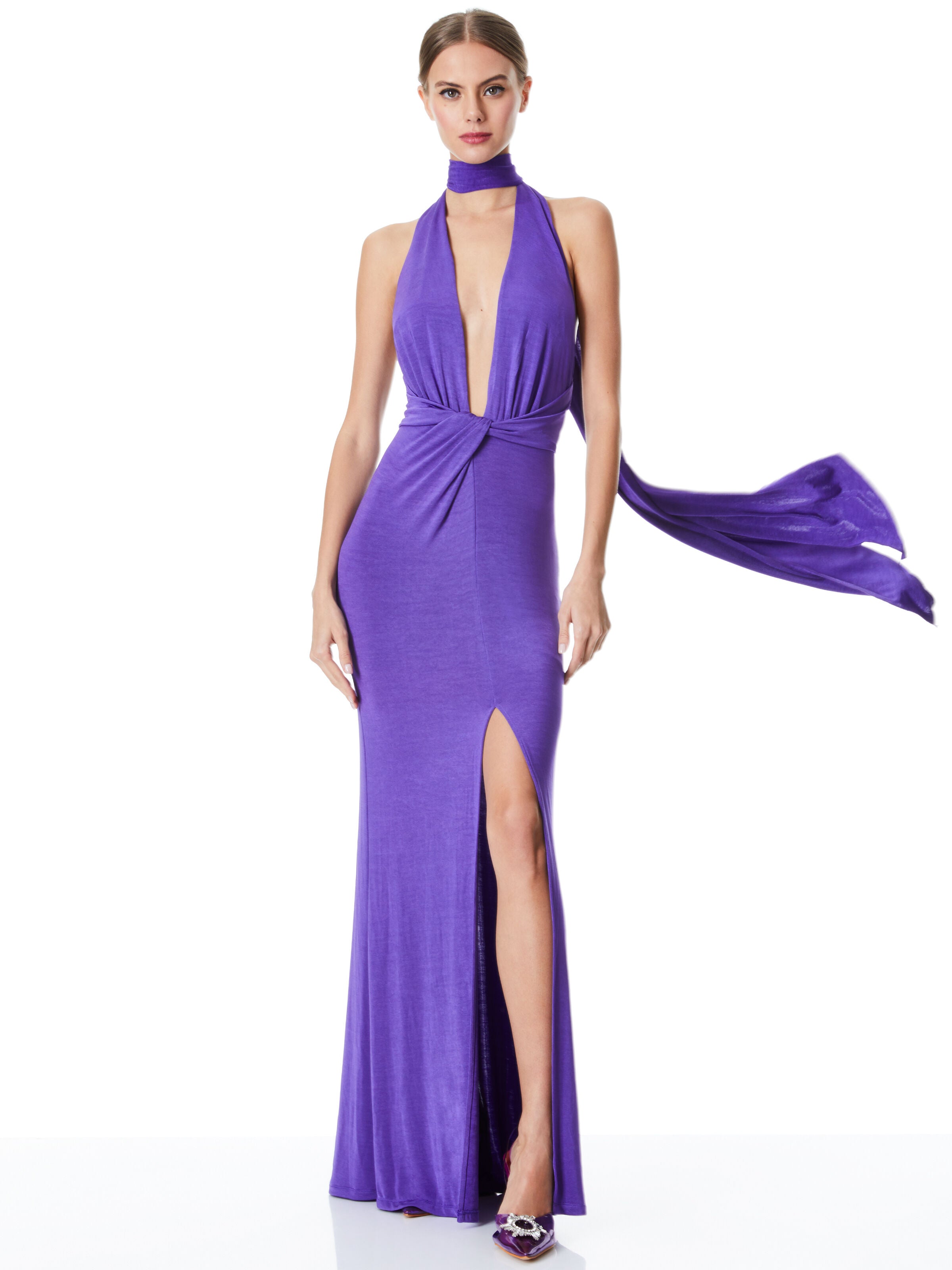 ROBE LONGUE DÉCOLLETÉE RESSE-ALICE + OLIVIA