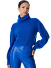 CARLYNN RIBBED CROPPED TURTLENECK-EMERALD-ALICE + OLIVIA