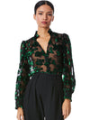 CAMICIA CON BOTTONI TRASPARENTE ZINA-ALICE + OLIVIA