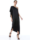 ROBE LONGUE ASYMÉTRIQUE TAE CRYSTAL STRAP-ALICE + OLIVIA