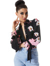 MAGLIA CON MANICA A SBUFFO E ALLACCIO WILLA-ALICE + OLIVIA