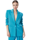 BLAZER SHAN À MANCHES FRONCÉES-ALICE + OLIVIA