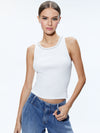 Top smanicato ALLEN con collo impreziosito-ALICE + OLIVIA