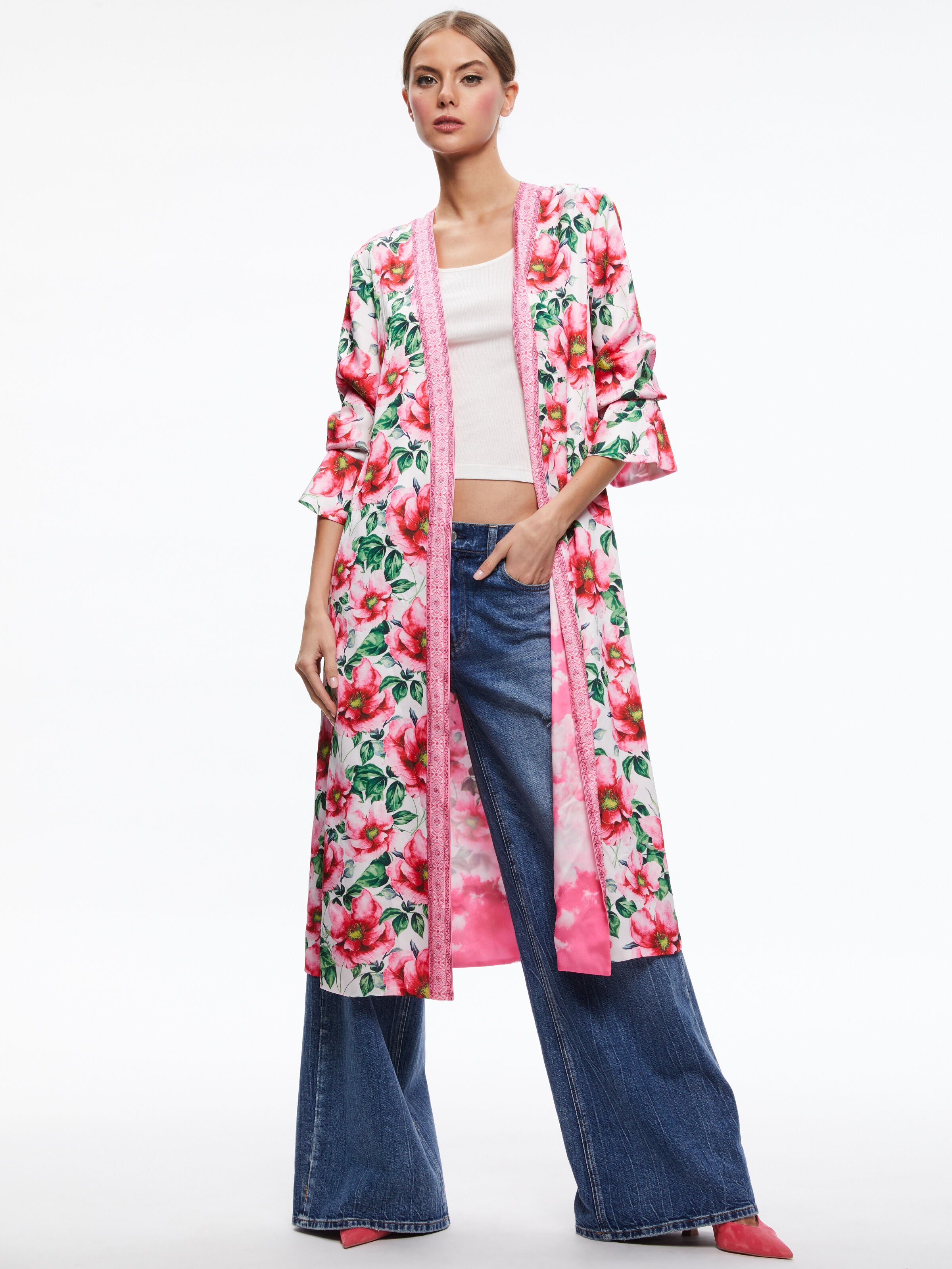 JOON REVERSIBLE ROBE-HIGH TEA FLORAL-ALICE + OLIVIA