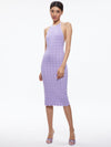 JONE LOW BACK CRCHT HLTR DRESS-Black-ALICE + OLIVIA