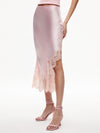 TONIA LACE TRIM ASYM MID SKI-PETAL/PETAL-ALICE + OLIVIA