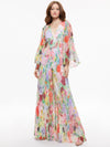 BENNET PLEATED WIDE LEG JUMPSUIT-DAWN FLORAL-ALICE + OLIVIA